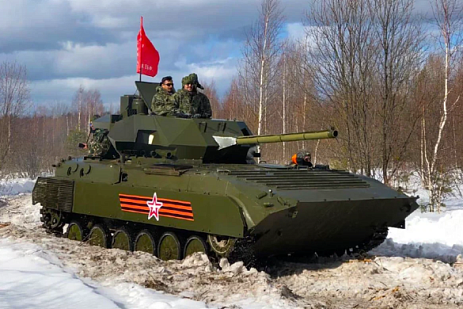 Тур "Армата" заезд на танке по бездорожью